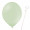 Luftballon „Pastell“, Größe M (ø ca. 30 cm) in kiwi mit Ballonhalte-Drahtstab