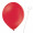 Luftballon „Standard“, Größe S (ø ca. 27 cm) in rot mit Ballonhalte-Drahtstab