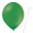 Luftballon „Standard“, Größe S (ø ca. 27 cm) in tannengrün mit Ballonhalte-Drahtstab
