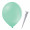Luftballon „Standard“, Größe S (ø ca. 27 cm) in mintgrün mit FUNNYBLOON® "BASIC"