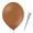 Luftballon „Standard“, Größe L (ø ca. 33 cm) in mokka mit FUNNYBLOON® "BASIC"