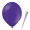 Luftballon „Standard“, Größe M (ø ca. 30 cm) in royallila mit FUNNYBLOON® "BASIC"