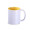 Sublimationsbecher "Tomek Art Solid", 300 ml, weiß, gelb