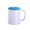 Sublimationsbecher "Tomek Art Solid", 300 ml, weiß, hellblau