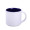 Sublimationsbecher "Modern Art Solid", 390 ml, weiß, dunkelblau
