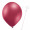 Luftballon „Metallic“, Größe L (ø ca. 33 cm) in pflaume mit Ballonhalte-Drahtstab
