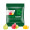 Minitüte 10 g, kompostierbare Folie transparent, Trolli Fruchtgummi Daumen