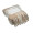 QUET Karierte Mohair-Decke, beige