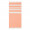 AGOURA Strandtuch 140 g/m², orange