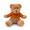 JOHNNY Teddybär mit Hoody , orange