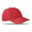 BASIE Baseball Kappe 6 Panels, rot