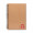 PIEDRA Mineralpapier Notizbuch, rot