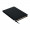 NOTE RPET DIN A5 Notizbuch 600D RPET, schwarz