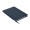 NOTE RPET DIN A5 Notizbuch 600D RPET, marineblau