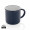 Vintage Keramiktasse, 280ml, navy blau