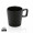 Moderne Keramik Kaffeetasse, 300ml, schwarz, schwarz