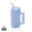 Cube Becher aus RCS recyceltem Stahl 800ml, hellblau