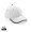 Impact AWARE™ 280gr Brushed rCotton 6 Panel Kontrast-Cap, weiß