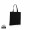 Impact AWARE™ recycelte Baumwolltasche 145gr mit Boden, schwarz