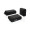 KENTO URBAN Packing Cube Set aus RCS recyceltem Nylon, schwarz