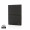 A5 Notizbuch aus GRS recyceltem Leder, grau