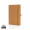 A5 Hardcover Notizbuch aus GRS recyceltem PU, braun