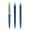 prodir QS01 PMS Push Kugelschreiber, sodalithblau, silber matt, Schreibfarbe: blau