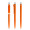 prodir QS01 PMT Push Kugelschreiber, orange, silber matt