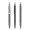 prodir QS01 PQS Push Kugelschreiber, graphit, silber matt, Schreibfarbe: blau
