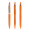 prodir QS20 Soft Touch PRS Push Kugelschreiber, orange, Schreibfarbe: blau