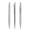prodir QS40 Soft Touch PRP Push Kugelschreiber, betongrau, silber matt, Schreibfarbe: blau