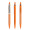 prodir QS40 Soft Touch PRS Push Kugelschreiber, orange, Schreibfarbe: blau