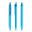 prodir QS50 Soft Touch PRT Push Kugelschreiber, cyan, Schreibfarbe: blau