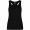 Schura Sport Top für Damen, schwarz, S
