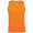 Andre Sport Top für Herren, fluororange, S (fällt aus wie XS)