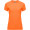 Bahrain Sport T-Shirt für Damen, fluororange, S (fällt aus wie XS)