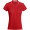 Tamil Sport Poloshirt für Damen, rot, weiß, S (fällt aus wie XS)