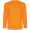Montecarlo Langarm Sport-Shirt für Männer, fluororange, S