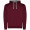 Urban Kapuzenpullover für Herren, Maroon rot, marl grau, XS (fällt aus wie 2XS)