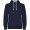 Urban Kapuzenpullover für Damen, navy, meliertes grau, S