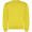 Clasica Sweatshirt mit Rundhalsausschnitt Unisex, gelb, XS (fällt aus wie 2XS)