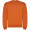 Clasica Sweatshirt mit Rundhalsausschnitt Unisex, orange, XS