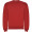 Clasica Sweatshirt mit Rundhalsausschnitt Unisex, rot, XS