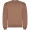Clasica 280 g/m² Sweatshirt mit Rundhalsausschnitt Unisex, mokka, XS (fällt aus wie 2XS)