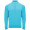 Epiro 200 g/m² Half-Zip Sweatshirt Unisex, Fluor-Türkis, S (fällt aus wie XS)