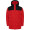 Tallin Steppjacke Unisex, rot, schwarz, S