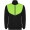 Evans Trainingsanzug Unisex, schwarz, limone, S (fällt aus wie XS)