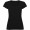 Victoria T-Shirt mit V-Ausschnitt für Damen, schwarz, S