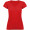 Victoria T-Shirt mit V-Ausschnitt für Damen, rot, S