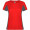 Shanghai Sport T-Shirt für Damen, rot, dunkles bleigrau, S
